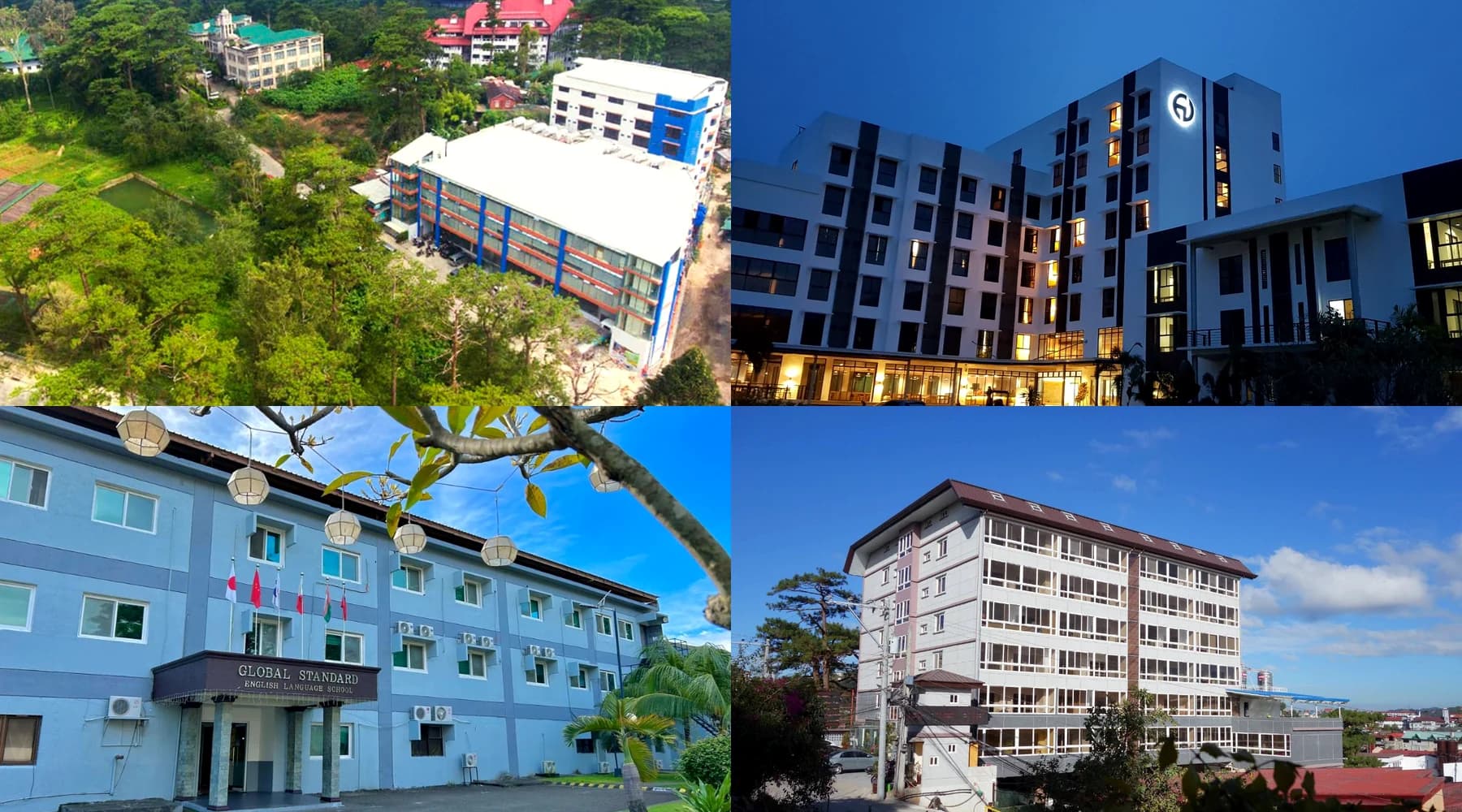 Campuses considered when comparing the best English schools in the Philippines